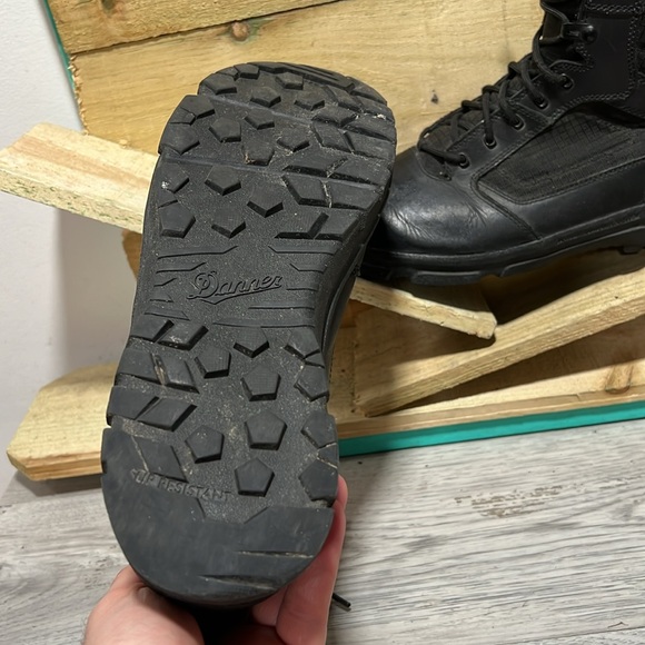 Danner Boots Men’s Size 11.5 D Lookout Side Zip 8” Tactical Work Boots Black - Picture 6 of 10
